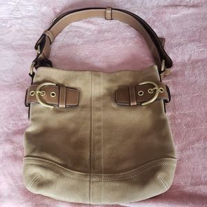 Coach suede bag